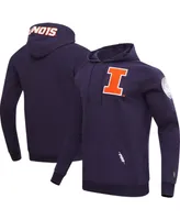 Men's Pro Standard Navy Illinois Fighting Illini Classic Pullover Hoodie