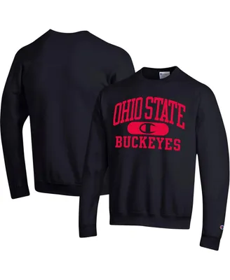 Men's Champion Black Ohio State Buckeyes Arch Pill Sweatshirt