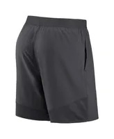 Men's Nike Anthracite Green Bay Packers Stretch Performance Shorts