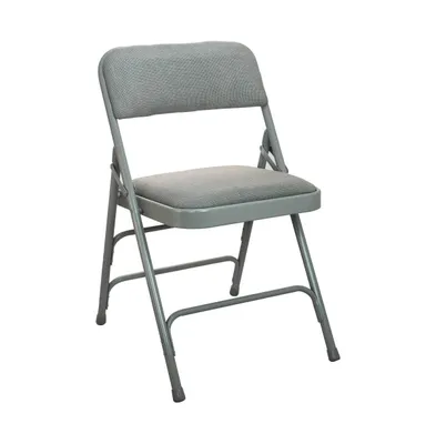 Emma+Oliver 4-Pack Padded Metal Folding Chair - Fabric Seat