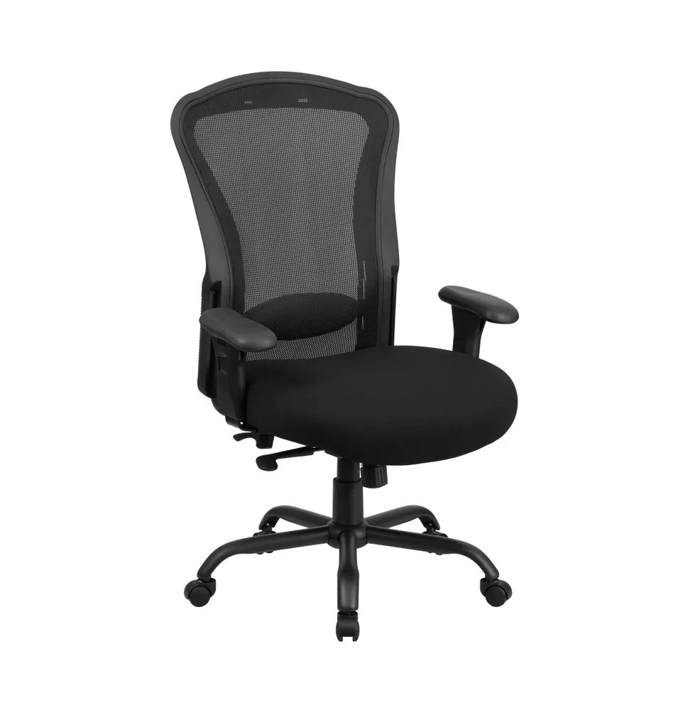 Emma+Oliver 24/7 Intensive Use Big & Tall 400 Lb. Rated Mesh Multifunction Swivel Ergonomic Office Chair With Synchro-Tilt