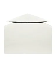 vidaXL Gazebo Cover Canopy Replacement 1 oz/ft² Cream White 9.8'x13.1'