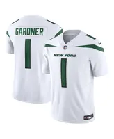 Men's Nike Ahmad Sauce Gardner White New York Jets Vapor F.u.s.e. Limited Jersey