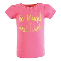 Hudson Baby Girls Short Sleeve T-Shirts, Bakery Tea Party