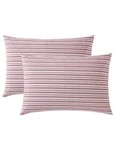 Nautica Coleridge Stripe Cotton Percale Fitted Sheets