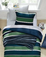 Closeout! Nautica Bellecastle Reversible 3 Piece Comforter Set, Full/Queen