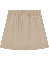 Nautica Little Girls Uniform Pleated Scooter with Ruffle Skorts