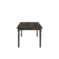 Simplie Fun Claudia Ii Dining Table In Weathe