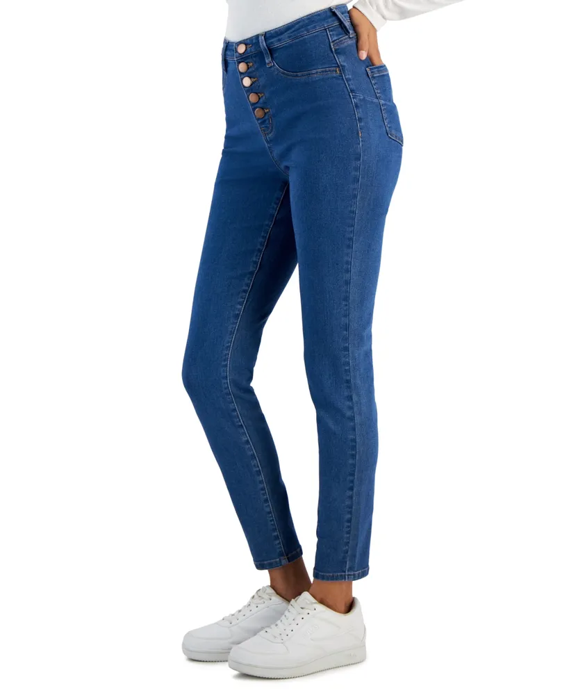 Dollhouse Juniors' High Rise Curvy Skinny Jeans