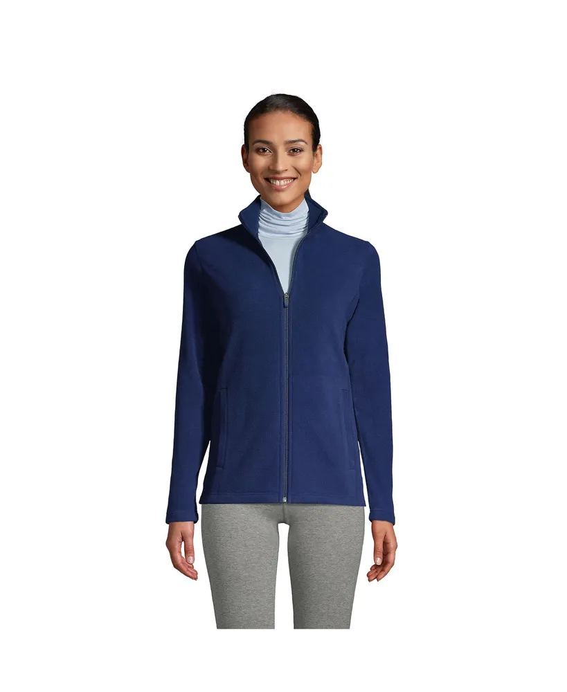 Lands' End Women's Tall Anyweather Fleece Full Zip Jacket
