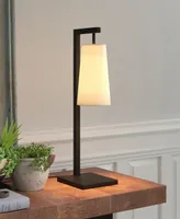 Hudson & Canal Moser 26" Tall Table Lamp with Linen Shade