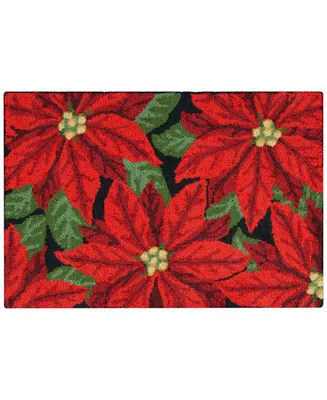 Nourison Poinsettia Hand Hooked Accent Rug, 20" x 30"