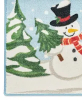 Nourison Snowmen Accent Rug, 18" x 30"