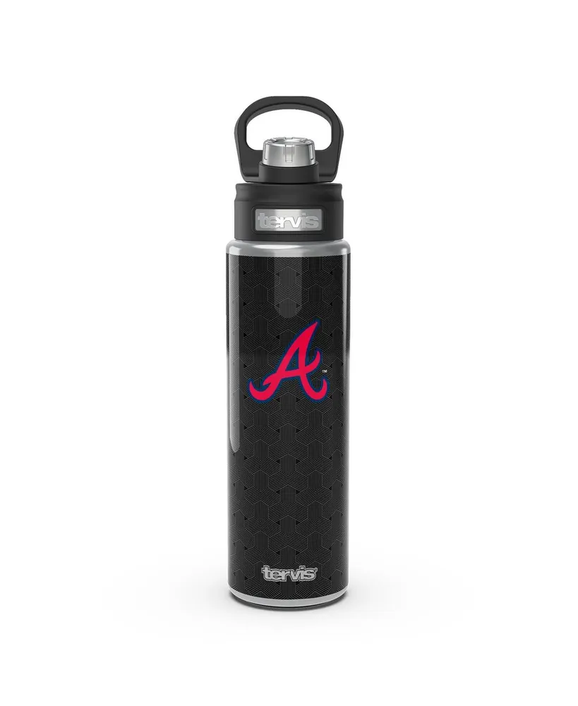 Tervis Tumbler Atlanta Braves 24 Oz Weave Stainless Steel Wide Mouth Bottle