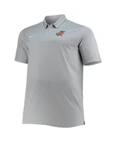 Men's Nike Heathered Gray Florida Gators Big and Tall Performance Polo Shirt