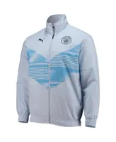 Men's Puma Sky Blue Manchester City 2022/23 Pre-Match Full-Zip Jacket