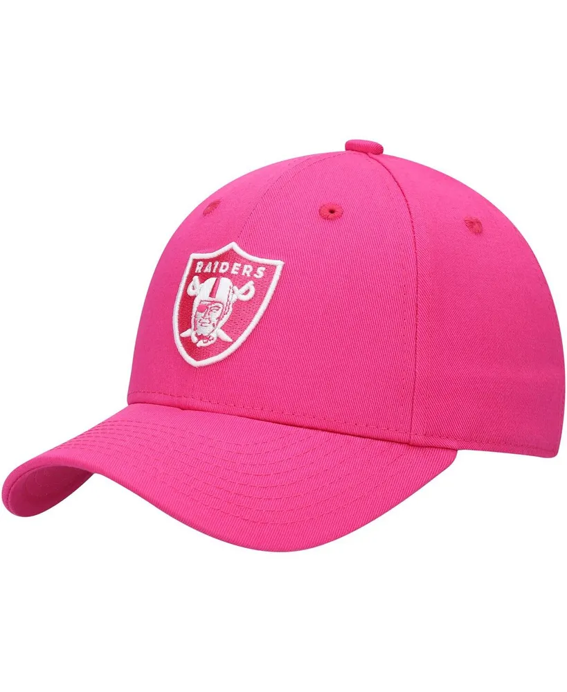 Pittsburgh Steelers Girls Youth Structured Adjustable Hat - Pink