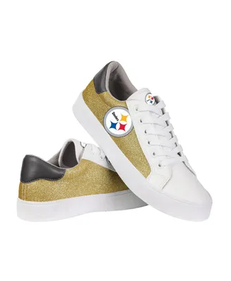 Women's Foco Pittsburgh Steelers Glitter Sneakers