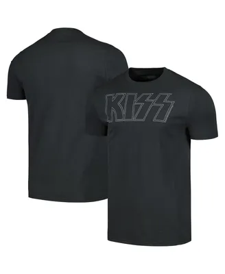 Men's Charcoal Kiss Outline T-shirt
