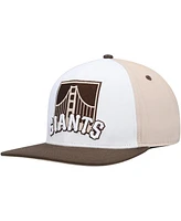 Men's Pro Standard White, Brown San Francisco Giants Chocolate Ice Cream Drip Snapback Hat