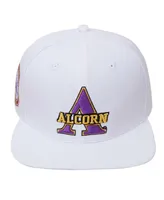 Men's Pro Standard White Alcorn State Braves Primary Logo Evergreen Wool Snapback Hat