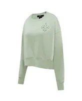 Women's Dallas Cowboys Pro Standard Green Neutral Pullover Sweatshirt