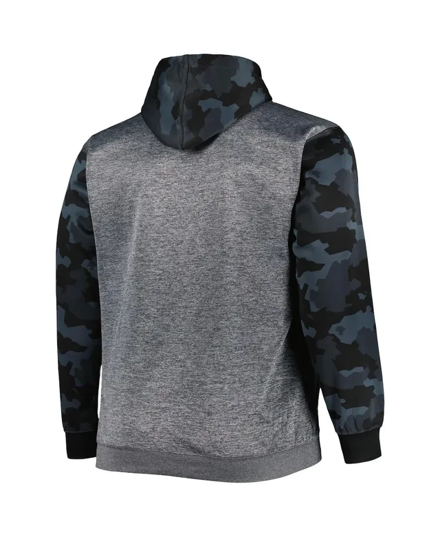 New York Jets Fanatics Branded Big & Tall Camo Pullover Hoodie - Heather  Charcoal