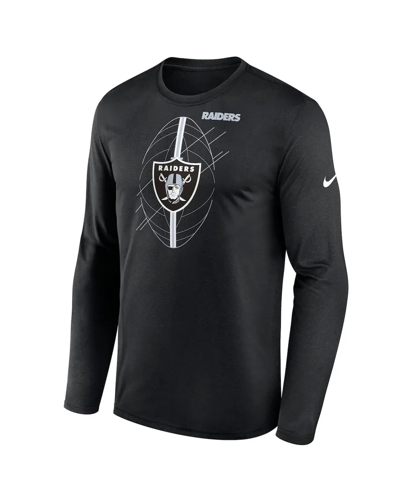 Men's Nike Black Las Vegas Raiders Legend Icon Long Sleeve T-shirt