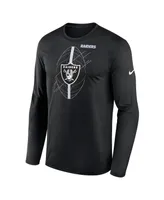 Men's Nike Black Las Vegas Raiders Legend Icon Long Sleeve T-shirt