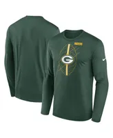 Men's Nike Green Green Bay Packers Legend Icon Long Sleeve T-shirt