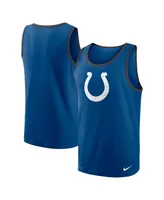 Men's Nike Royal Indianapolis Colts Tri-Blend Tank Top