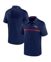 Men's Fanatics Navy New England Patriots Primary Polo Shirt