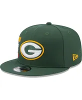 Men's New Era Green Green Bay Packers Icon 9FIFTY Snapback Hat