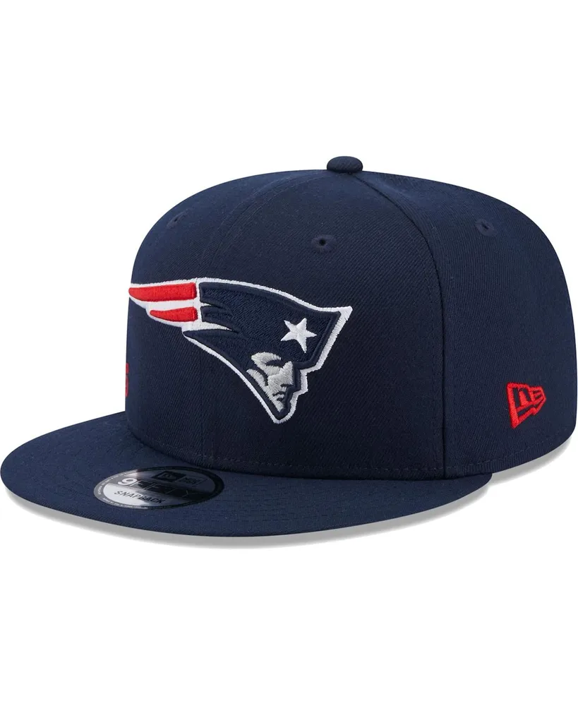 Men's New Era Navy New England Patriots Icon 9FIFTY Snapback Hat