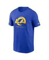 Men's Nike Royal Los Angeles Rams Sideline Performance T-shirt