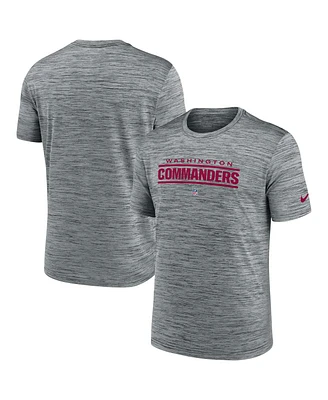 Men's Nike Gray Washington Commanders Velocity Performance T-shirt