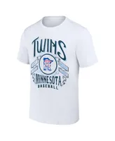 Men's Darius Rucker Collection by Fanatics White Minnesota Twins Distressed Rock T-shirt