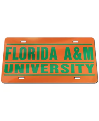 Wincraft Florida A&M Rattlers Orange Classic License Plate