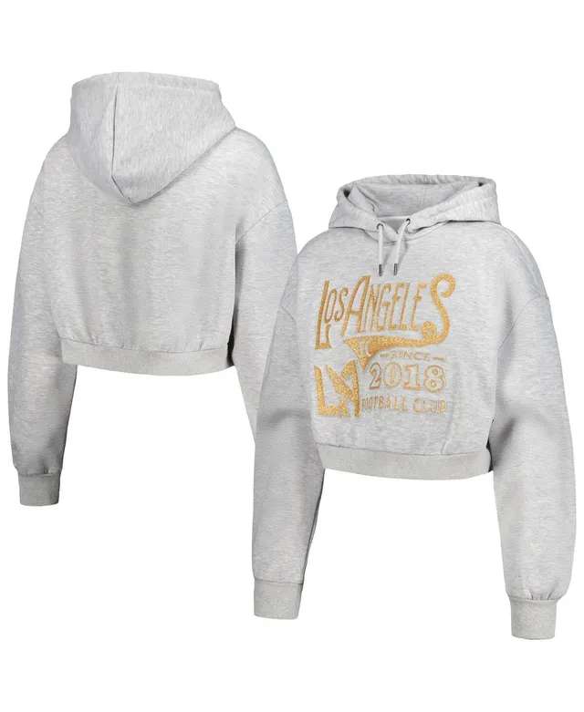 Golden State Warriors FISLL Women's Cropped Pullover Hoodie