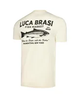 Men's Contenders Clothing Natural The Godfather Luca Brasi Fish Market T-shirt