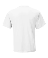 Men's Checkered Flag Sports White Nascar Love Wins T-shirt