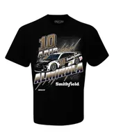 Men's Stewart-Haas Racing Team Collection Black Aric Almirola Smithfield Groove T-shirt