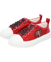 Women's Cuce Red Tampa Bay Buccaneers Team Sequin Sneakers