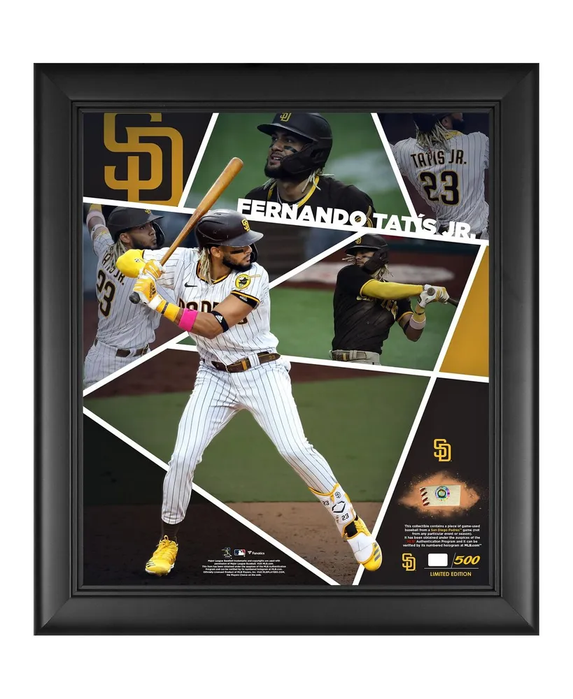 Fanatics Authentic Shohei Ohtani Los Angeles Angels Framed 5-Photo Collage with A Piece of Game-Used Baseball