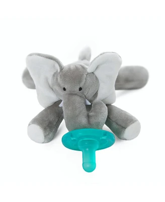 Wubbanub Baby 0 to 6m Pacifier - Grey Elephant