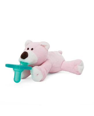 Wubbanub Baby 0 to 6m Pacifier - Pink Bear