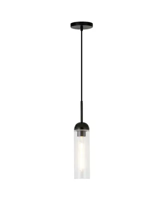 Hudson & Canal Kagan 3.5" Glass Shade Wide Pendant