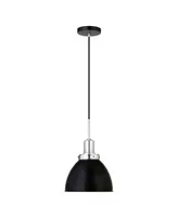 Hudson & Canal Madison 12" Metal Shade Wide Pendant