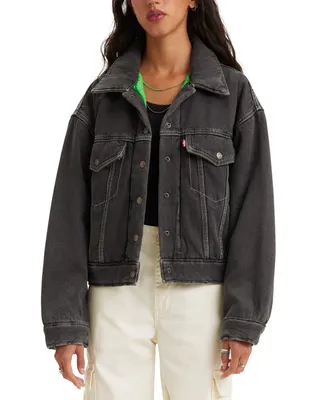 Levi's Women's Padded Cotton Long-Sleeve Trucker Jacket