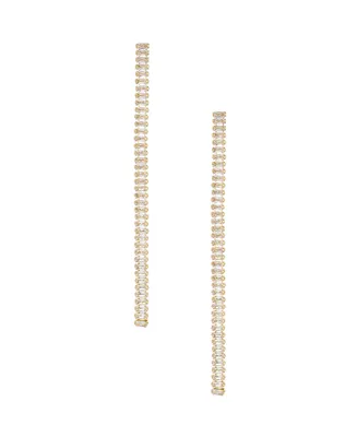 Ettika Singular 18K Gold Plated Drop Earrings